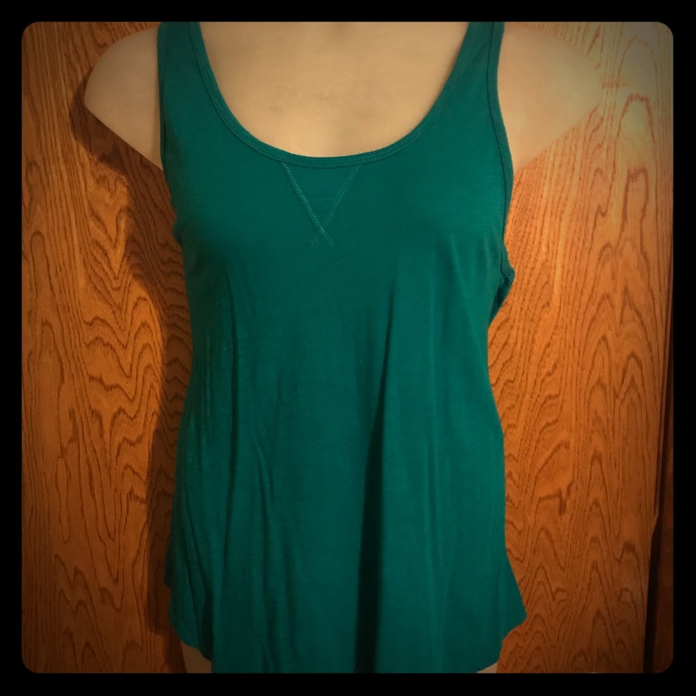 Teal Blue/Green Racerback Tank Top